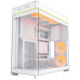 Корпус ATX Без БП Montech HS02 Pro W (MNT-HS02 Pro-W) (Tempered Glass, 1xUSB 2.0, 1xUSB-A 3.2 5Гбит/с, 4x120mm ARGB FAN, ARGB PWM Fan Controller, HD Audio+Mic, VGA MAX 400mm, CPU MAX 168mm, пылевые фильтры) White