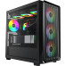 Корпус MicroATX Без БП Montech X5M (MNT-X5M-B) (Tempered Glass, 1xType-C, 2xUSB-A 3.2 5Гбит/с, 3x120mm ARGB, 1x140mm ARGB, HD Audio+Mic, VGA MAX 405mm, CPU MAX 230mm, пылевые фильтры) Black