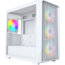 Корпус MicroATX Без БП Montech X5M (MNT-X5M-W) (Tempered Glass, 1xType-C, 2xUSB-A 3.2 5Гбит/с, 4x120mm ARGB, HD Audio+Mi