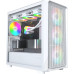 Корпус MicroATX Без БП Montech X5M (MNT-X5M-W) (Tempered Glass, 1xType-C, 2xUSB-A 3.2 5Гбит/с, 4x120mm ARGB, HD Audio+Mic, VGA MAX 405mm, CPU MAX 230mm, пылевые фильтры) White
