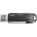 USB3.2 32Gb Netac US11 (NT03US11C-032G-32BK) USB 3.2 Type-A/Type-C (5 Гбит/сек), раскладной корпус, металл, цвет черный
