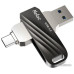 USB3.2 32Gb Netac US11 (NT03US11C-032G-32BK) USB 3.2 Type-A/Type-C (5 Гбит/сек), раскладной корпус, металл, цвет черный