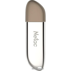 USB3.0 256Gb Netac U352 (NT03U352N-256G-30PN) USB 3.0 Type-A, с колпачком, металл, цвет серебристый