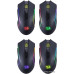 Мышь беспроводная Redragon Trident (71864) (полноразмерная игровая мышь, проводная USB Type-A/беспроводная радио/беспроводная Bluetooth, сенсор оптический 8000 dpi, 7 кнопок, колесо с нажатием, цвет белый