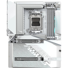 MB Gigabyte X870 AORUS STEALTH ICE (X870 A STEALTH ICE) Soc-AM5 (X870) 2xPCI-Ex16 4xM.2 5GbE LAN WiFi 7 BT 5.3 3xARGB+RG