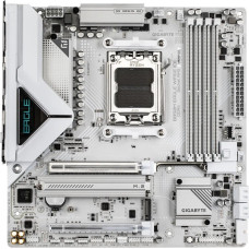 MB Gigabyte B850M EAGLE WIFI6E ICE (B850M EAGLE WF6E ICE) Soc-AM5 (B850) 2xPCI-Ex16 2xM.2 2.5GbE LAN WiFi 6E BT 5.3 3xAR