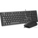 Комплект ПРОВОДНОЙ Клавиатура + мышь A4Tech KR-3330S (черный) (мышь проводная USB (сенсор оптический, 1200 dpi), клавиатура USB, ВЛАГОЗАЩИТА, длина провода 1.5м)