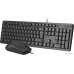Комплект ПРОВОДНОЙ Клавиатура + мышь A4Tech KR-3330S (черный) (мышь проводная USB (сенсор оптический, 1200 dpi), клавиатура USB, ВЛАГОЗАЩИТА, длина провода 1.5м)