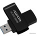 USB3.2 256Gb ADATA UC310 (UC310-256G-RBK) USB 3.2 Type-A, пластик, поворотный разъем, черный