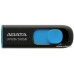 USB3.0 512Gb ADATA UV128 (AUV128-512G-RBE) пластик, выдвижной разъем, черный/голубой