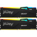 DDR5 32Gb KiTof2 PC-51200 6400MHz Kingston FURY Beast RGB (KF564C32BBEAK2-32) CL32-39-39 1.4v (НЕ участвует в акции) DDR5 32Gb KiTof2 PC-51200 6400MHz Kingston FURY Beast RGB (KF564C32BBEAK2-32) CL32-39-39 1.4v (НЕ участвует в акции)