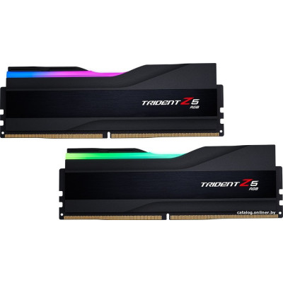 DDR5 128Gb KiTof2 PC-48000 6000MHz G.Skill Trident Z5 RGB (F5-6000J3444F64GX2-TZ5RK) CL34-44-44-96 1.35v Black