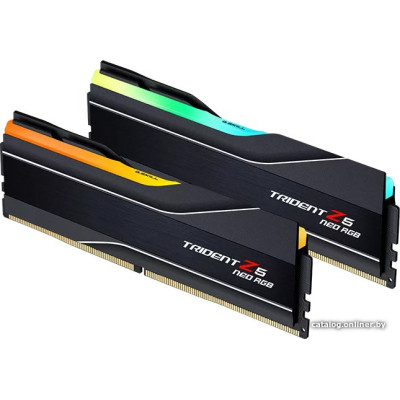 DDR5 128Gb KiTof2 PC-48000 6000MHz G.Skill Trident Z5 Neo RGB (F5-6000J3444F64GX2-TZ5NR) CL34-44-44-96 1.35v Black