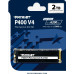 SSD M.2 2280 M PCI Express 4.0 x4 Patriot 2TB P400 V4 (P400VP2TBM28H) 6200/5200 MBps