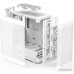 Корпус ATX Без БП Zalman i4 (Боковое окно-MESH сетка,1xUSB 2.0, 2xUSB-A 3.2 5Гбит/с, 6x120mm FAN, HD Audio+Mic, VGA MAX 320mm, CPU MAX 170mm, пылевые фильтры) White