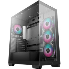 Корпус ATX Без БП Deepcool CG580 4F Black (R-CG580-BKADA4-G-1) (Tempered Glass, 2xUSB-A 3.2 5Гбит/с, 1xUSB-C 3.2 5Гбит/с
