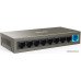 Коммутатор TENDA 9-port TEF1109D (неуправляемый, настольный/настенный/стоечный, матрица 1.8 Гбит/с, 1.4 Mpps, 9x100Mbit )