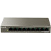 Коммутатор TENDA 9-port TEF1109P-8-63W (неуправляемый, настольный, матрица 1.8 Гбит/с, 1.34 Mpps, 9x100Mbit, PoE, бюджет 58 Вт )