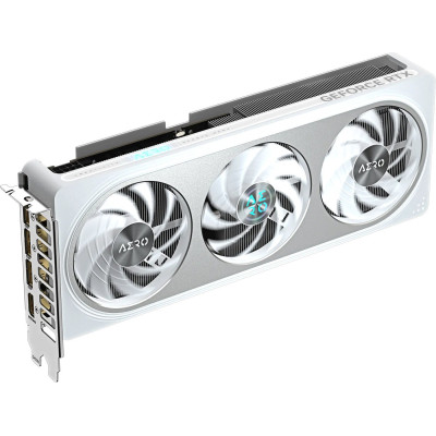 Видеокарта NVIDIA GeForce Gigabyte RTX 5060 AERO OC 8G (GV-N5060AERO OC-8GD) 8Gb GDDR7 HDMI+3xDP White RTL