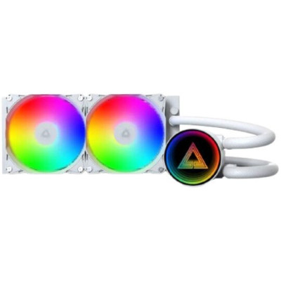 Система водяного охлаждения Montech LightFlow ARGB 240 LGA 1700/1200/15X/2066AM3/AM4/AM5 (TDP 280W, DUAL FAN 120mm) White