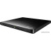 Внешний привод DVD+/-RW LG (GP57EB40.AHLE10B) (DVD Multi, внешний Slim, интерфейс USB-A, толщина 14 мм, цвет чёрный) (RTL)