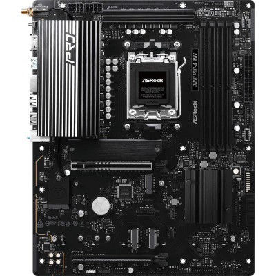 MB ASRock B850 PRO-A WIFI Soc-AM5 (B850) 2xPCI-Ex16 4xM.2+M.2(Wi-Fi/BT) 2.5GbE LAN WiFi 6E BT 5.2 3xARGB+RGB RAID 0/1/10 4xDDR5 8000MHz+ HDMI+USB Type-C ATX RTL