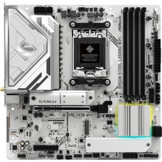 MB ASRock B850M STEEL LEGEND WIFI Soc-AM5 (B850) PCI-Ex16 PCI-Ex4 3xM.2+M.2(Wi-Fi/BT) 2.5GbE LAN Wi-Fi 7 BT 5.4 3xARGB+R