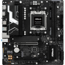 MB ASRock B850M-X R2.0 Soc-AM5 (B850) 2xPCI-Ex16 PCI-Ex1 2xM.2+M.2(Wi-Fi/BT) 2.5GbE LAN Wi-Fi 6E BT 5.2 3xARGB+RGB RAID 