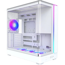 Корпус ATX Без БП Montech KING 45 PRO (MNT-K45P-W) / Type A*2 / Type C*1 / Tempered Glass/ 4x120mm ARGB PWM Fan (AX120 P