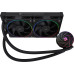Система водяного охлаждения Thermalright Aqua Elite 240 ARGB V2 Black  (A-ELITE-BL-240-ARGB-V2) / (LGA115x/1200/1700/1851/2011/2011-3/2066/AM4/AM5) / 240mm / 2x120mm / Black