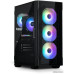 Корпус ATX Без БП Zalman i3 Neo TG (Tempered Glass, 1xUSB 2.0, 2xUSB-A 3.2 5Гбит/с, 4x120mm RGB LED FAN, 2х3,5, 3х2.5, HD Audio+Mic, VGA MAX 355mm, CPU MAX 162mm, пылевые фильтры) Black
