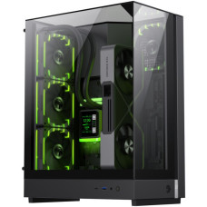 Корпус MicroATX Без БП GameMax Infinity T20 BK (Куб,Tempered Glass, USB3.0*1+1xTYPE-C(GEN2),Combo Audio, 3x120mm ARGB Fa