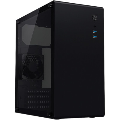 Корпус MicroATX Vicsone PG 500W (VP-500) (Tempered Glass, 1xUSB2.0, 1xUSB3.0, HD Audio+Mic, No-ODD, 1x3.5