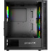 Корпус ATX Без БП Project X Ghost (Tempered Glass, 2xUSB 2.0, 1xUSB-A 3.2 5Гбит/с, 4x120mm No FAN , HD Audio+Mic, 2x3.5
