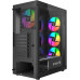 Корпус ATX Без БП Project X Viper (Tempered Glass, 2xUSB 2.0, 1xUSB-A 3.2 5Гбит/с, 4x120mm FAN(4 ARGB Fan included), HD Audio+Mic, 2x3.5