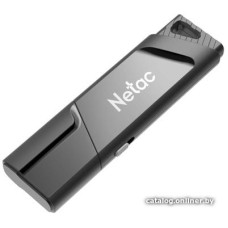 USB3.2 32Gb Netac U336 (NT03U336S-032G-32BK) (USB 3.2 Gen 1 Type-A (5 Гбит/сек), выдвижной разъем, пластик, цвет черный)