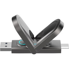 USB3.2 256Gb Netac US9 (NT03US9C-256G-32TA) USB 3.2 TGen 2 Type-A/Type-C (10 Гбит/сек), раскладной корпус, металл, цвет 