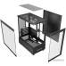 Корпус MicroATX Без БП Powercase Vision Micro M (CVMMB-L0) (Tempered Glass, 1xUSB 2.0, 1xUSB-A 3.2 5Гбит/с, 7x120mm No Fan, HD Audio+Mic, VGA MAX 340mm, CPU MAX 160mm, пылевые фильтры) Black