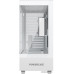 Корпус MicroATX Без БП Powercase Vision Micro M (CVMMW-L0) (Tempered Glass, 1xUSB 2.0, 1xUSB-A 3.2 5Гбит/с, 7x120mm No Fan, HD Audio+Mic, VGA MAX 340mm, CPU MAX 160mm, пылевые фильтры) White