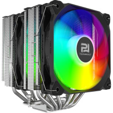 Кулер PentaWave Z06D LE SRB ARGB LGA1700/1851/AM4/AM5 (8 шт/кор, TDP 275W, 2*120mm PWM Fan, 6 тепловых трубок 6мм, медное основание, 600-1750RPM, 12-29,6dBa) (не в составе ПК)