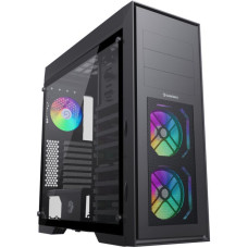 Корпус ATX Без БП GameMax MASTER 2 (Tempered Glass, 2xUSB 3.0, 2xUSB 2.0, 1хType-C, Combo Audio, 3x120mm(FN-12Rainbow-C9,Fan included), 1x120mm (FN-12Rainbow-C9 Fan included), VGA MAX 420mm, CPU MAX 170mm, пылевые фильтры) Black