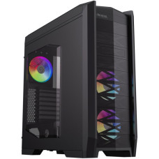 Корпус ATX Без БП GameMax Dragon Knight 2 (Tempered Glass, 2xUSB 3.0, 2xUSB 2.0, 1хType-C, Combo Audio, 5x120mm(FN-12Rainbow-C9,Fan included), 9905 HUB ARGB Controller, 8 PCIe slots, 8х3.5 HDD + 2х2.5 SSD * 2; or 10х2.5 SSD, VGA MAX 420mm, CPU MAX 170mm,