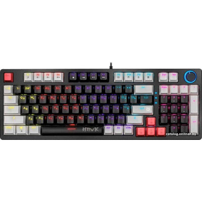 Клавиатура Defender Hawk GK-418 (игровая для ПК, механическая, Outemu Brown, ход тактильный/с кликом, пластик, интерфейс подключения - USB-A, кириллица: да, цвет черный) (45419)