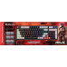 Клавиатура Defender Hawk GK-418 (игровая для ПК, механическая, Outemu Brown, ход тактильный/с кликом, пластик, интерфейс подключения - USB-A, кириллица: да, цвет черный) (45419)