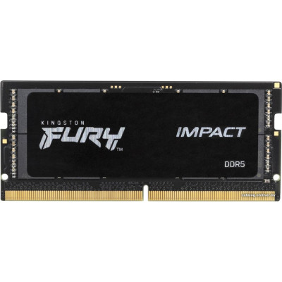 SO-DIMM DDR5 16Gb PC-51200 6400MHz Kingston FURY Impact (KF564S38IB-16) CL38