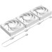 Система водяного охлаждения ID-Cooling FX360 LCD PE WHITE LGA1851/1700/1200/115X/AM4/AM5 (6шт/кор,TDP 350W, ARGB PUMP, LCD Display, PWM, TRIPLE FAN 120mm, белый) RET
