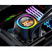 Система водяного охлаждения ID-Cooling FX360 LCD PE LGA1851/1700/1200/115X/AM4/AM5 (6шт/кор,TDP 350W, ARGB PUMP, LCD Display, PWM, TRIPLE FAN 120mm) RET