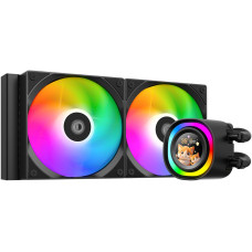 Система водяного охлаждения ID-Cooling FX240 LCD LGA1851/1700/1200/115X/AM4/AM5 (6шт/кор,TDP 300W, ARGB FAN and PUMP, LC