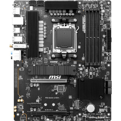 MB MSI PRO B650-S WIFI Soc-AM5 (B650) 2xPCI-Ex16 PCI-Ex1 2xM.2 2.5GbE LAN 2xARGB+2xRGB RAID 0/1 4xDDR5 7200MHz+ DP+HDMI ATX RTL