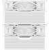 Кулер Montech NX600 White LGA115X/1200/1700/1851,AM4/AM5 (9шт/кор, 4Pin PWM, 6 тепл.трубок + медная база, 2*FAN 120mm, 800~2000RPM (±10%), 34.17dBA) RET